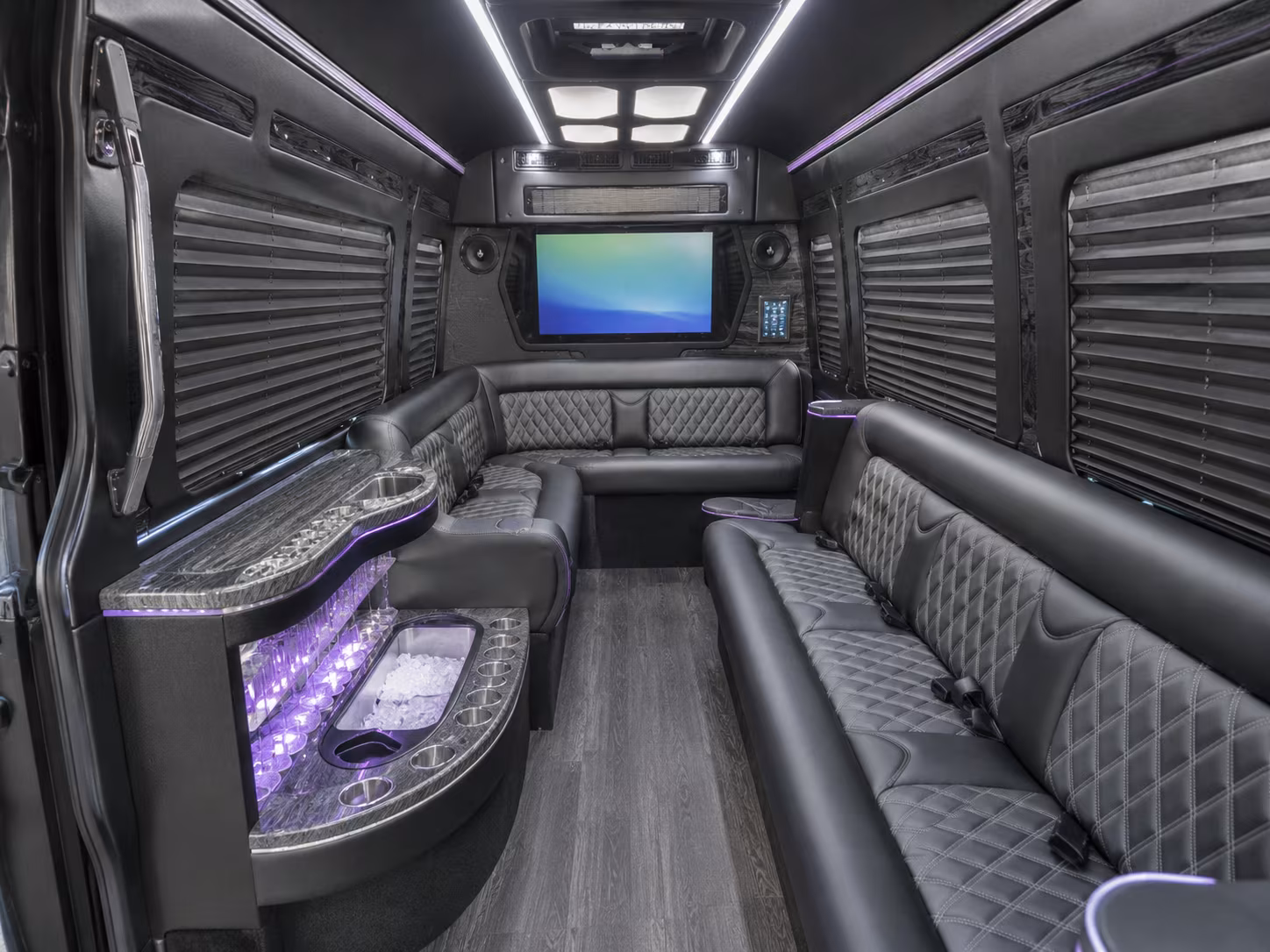 layton party bus interior