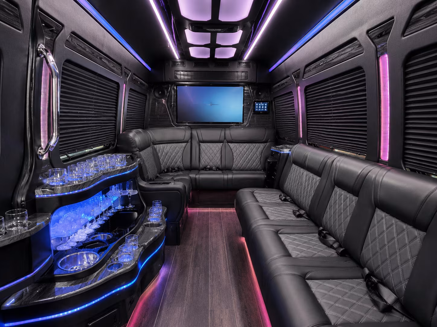 layton sporting event transportation onboard seating